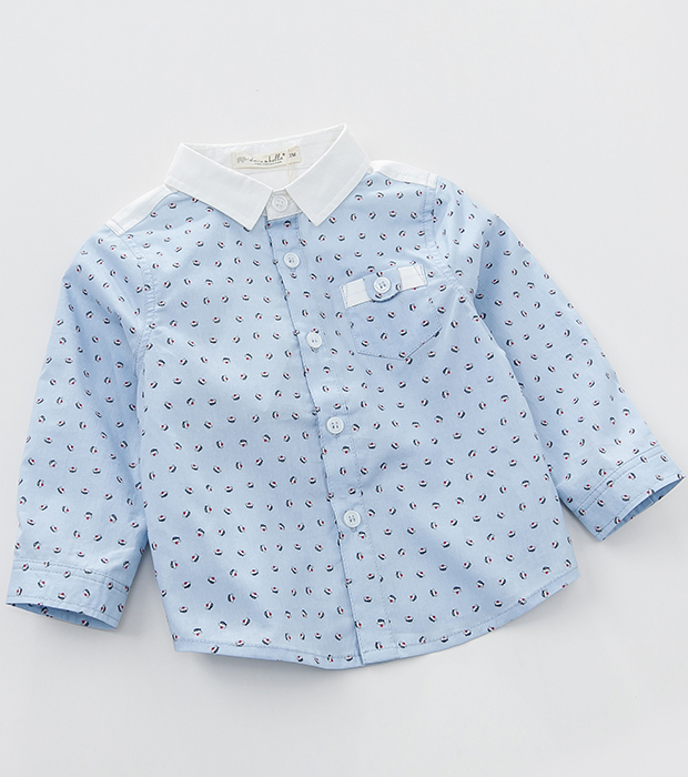 Chemise garcon DAVEBELLA à manche longue - Ref 2082233 Image 18