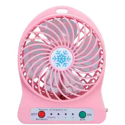 Small fan Mini student dormitory bed cooling Portable rechargeable desktop Ultra-quiet office desk Portable