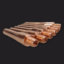 Shanghai Shanghai industrial NB-350 NB-500 inverter gas shielded welding machine conductive nozzle 1 2 gas shielded welding accessories