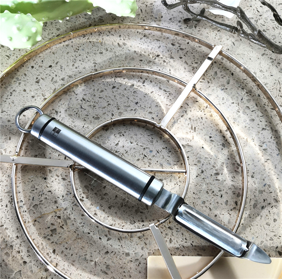 Brand new Germany JIMIX Stainless Steel Straight Up Rotating Peeler Fruit Gouging Leather Knife Scraping Knife