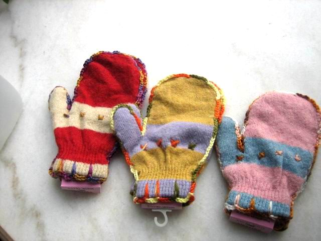 Gants pour fille en laine - Ref 2150706 Image 7