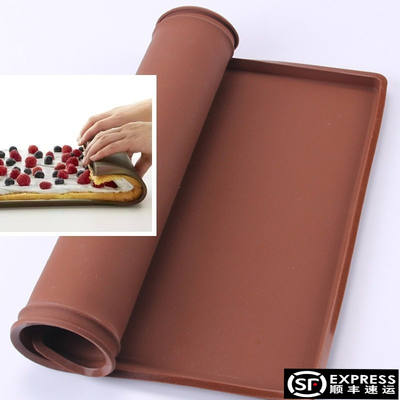 Swiss roll mold, cake roll silicone pad, baking mold tool, non-stick cake roll baking tray