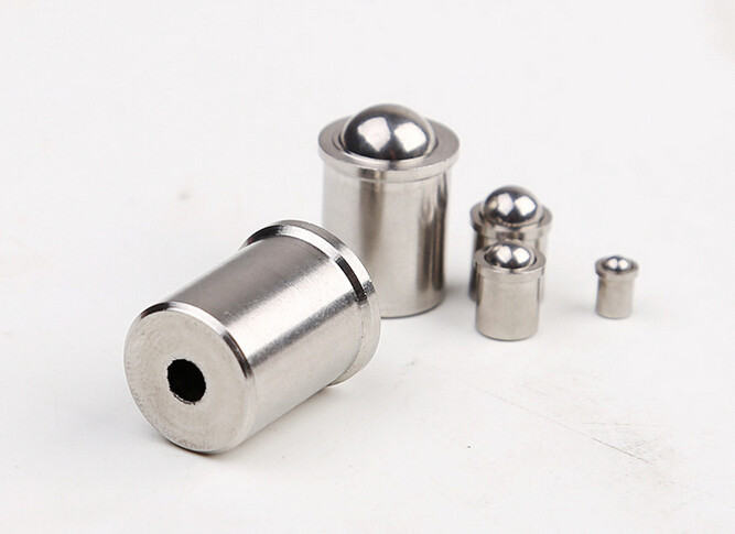 304 stainless steel positioning beading pearlized body wave bead spring ball head plunger without thread screw Phi 3-Phi 1 2