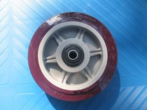  Shenfeng casters Heavy duty 6*2 wear-resistant double bearing PU wheels 6 inch wheels Trolley wheels Casters Industrial wheels