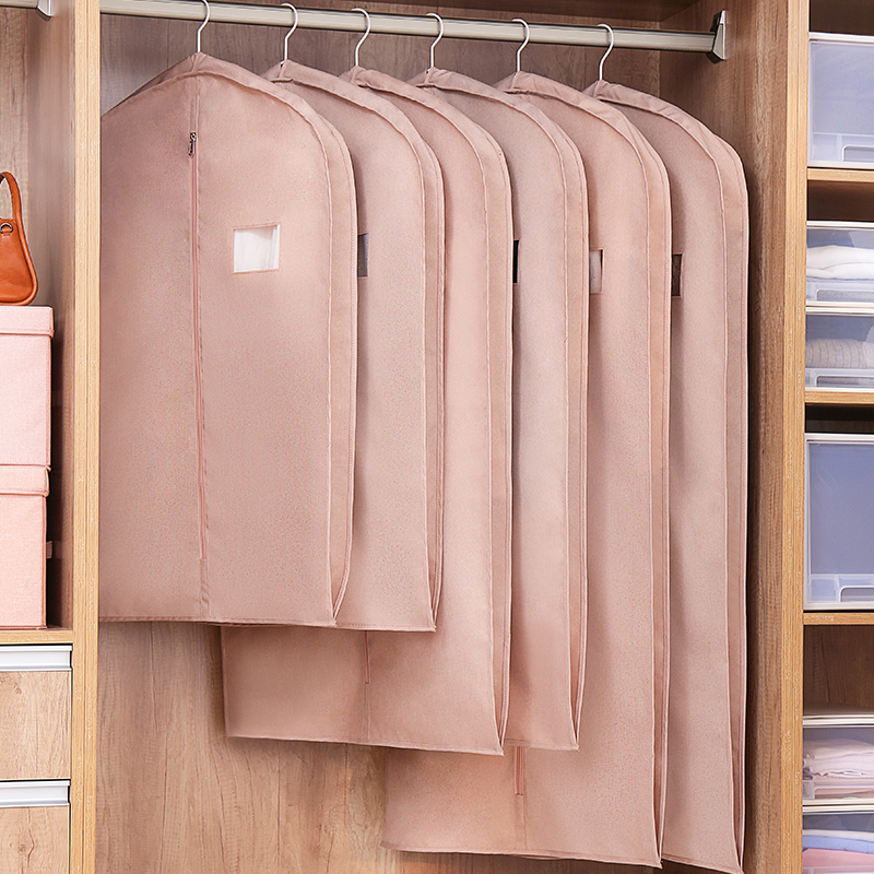 Heckweed Garden Dust Cover Clothing Cover Clothes Bag Coat Bag Large Coat Containing Solid Transparent Leather Grass Western Clothing Cover Thickened And Breathable