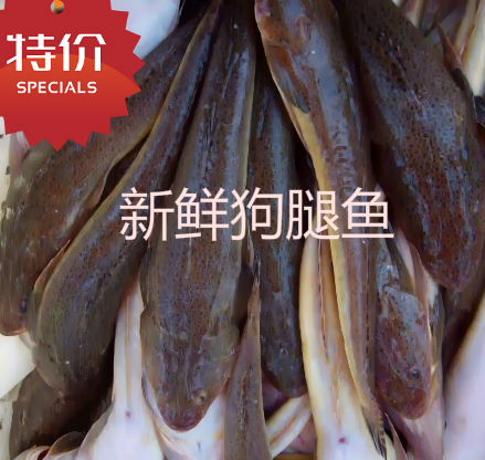Braided fish Sea catch fresh braided fish Oxtail fish swing turtle squid fish Dogleg fish 250g