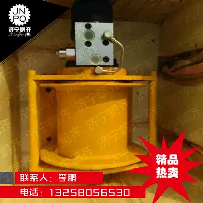 Zhejiang Deqing Pengqi mini 0 8 tons hydraulic winch winch crane accessories Built-in brake