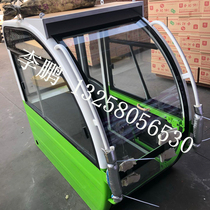 Shenzhen customer crane cab operation room custom size various cab glass