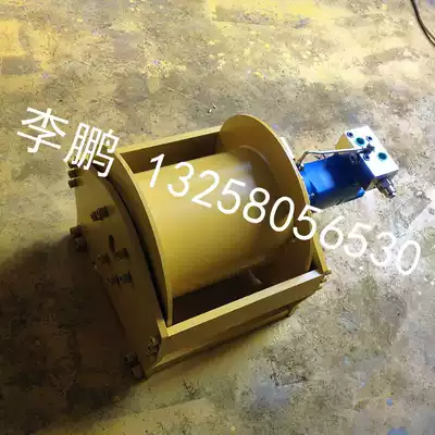 Pengqi 3 ton tension hydraulic winch modified truck crane hydraulic hoist crane accessories factory direct sales