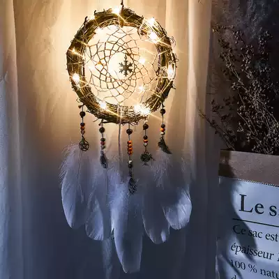 Dream catcher indoor diy decoration wind chime series can catch net hanging decoration material hanging decoration creative girl Air hanging decoration