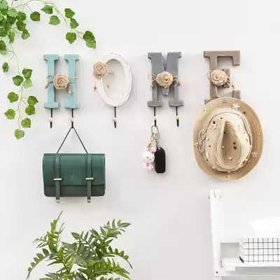 Creative hook wall hanging coat hook Hanger wall door door door rear wall decoration entrance Bedroom key shelf