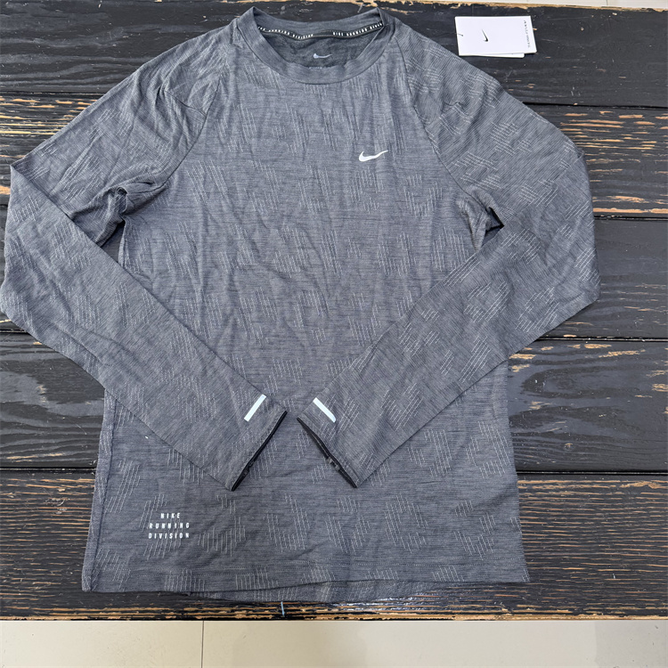 Authentic Nike/Nike Adv Men's Sports Training Wool Blend Running Long-Sleeved T-Shirt Fz1126-010