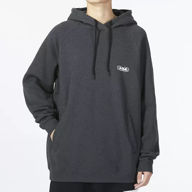Nike Men's Hooded Sweatshirt Dark Gray Fleece Warm Pullover Hoodie Dq6130-032