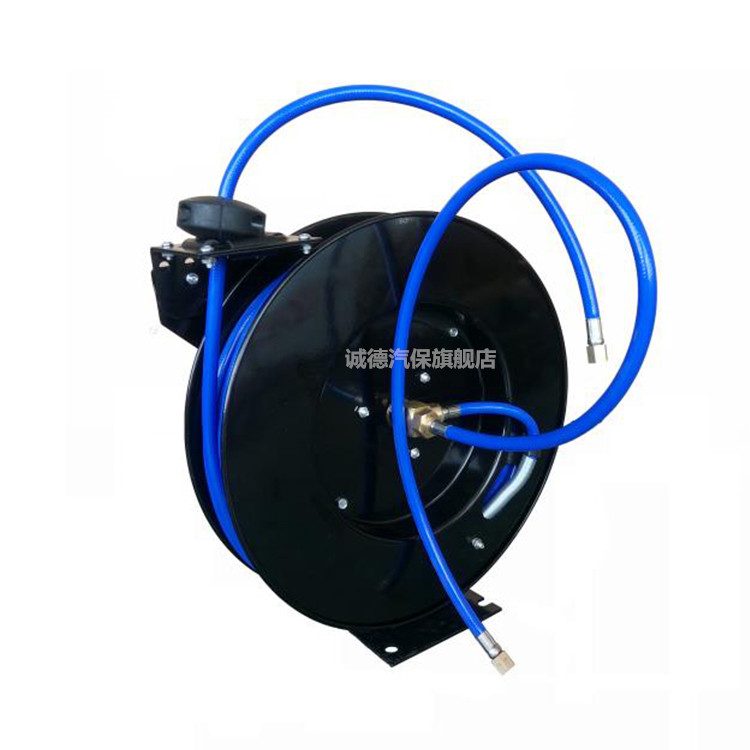 máy nén khí trục vít công nghiệp Chengde tự động sửa chữa khí nén công cụ tự động có thể thu hồi ống khí trống 30 m khí quản phục hồi sắt tấm bánh xe ga may say khi nen