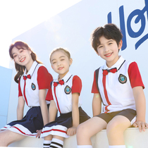 Kindergarten Garden uniforms Summer school uniforms Elementary school uniforms Childrens school uniforms Childrens summer clothing Inn Wind 2021 New
