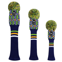 Golf club cover fairway wood knitted head cover driver chicken leg cap cover putter iron protective cover
