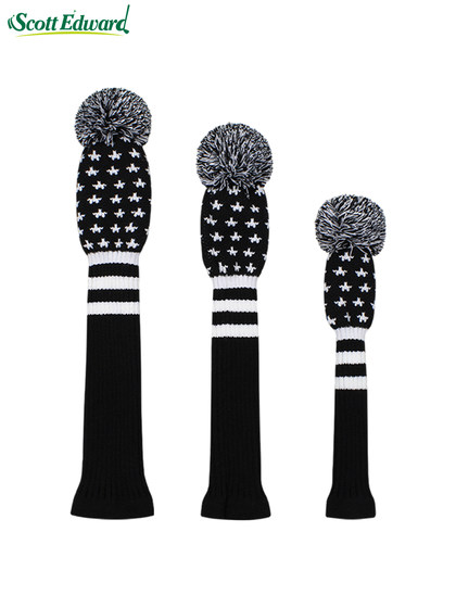 高尔夫球杆套沙杆针织头套小鸡腿帽套推杆铁杆一号木杆Golf保护套