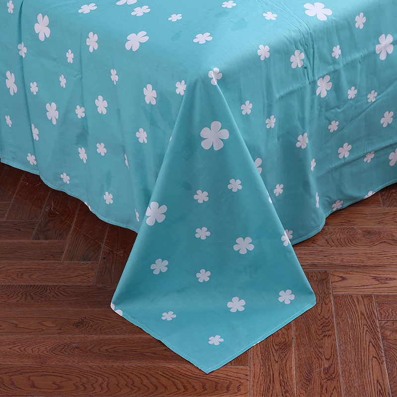 Thêm tình yêu giường bông cotton 1,8 mét nữ tươi đơn mảnh trải giường dây đai đàn hồi 1.5M1.2 nệm cố định - Trang bị Covers 	ga chun trải giường 2mx2m2	