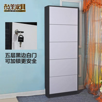2021 new shoe cabinet ultra-thin corridor home aisle door cabinet corridor elevator entrance outdoor with lock to the top height