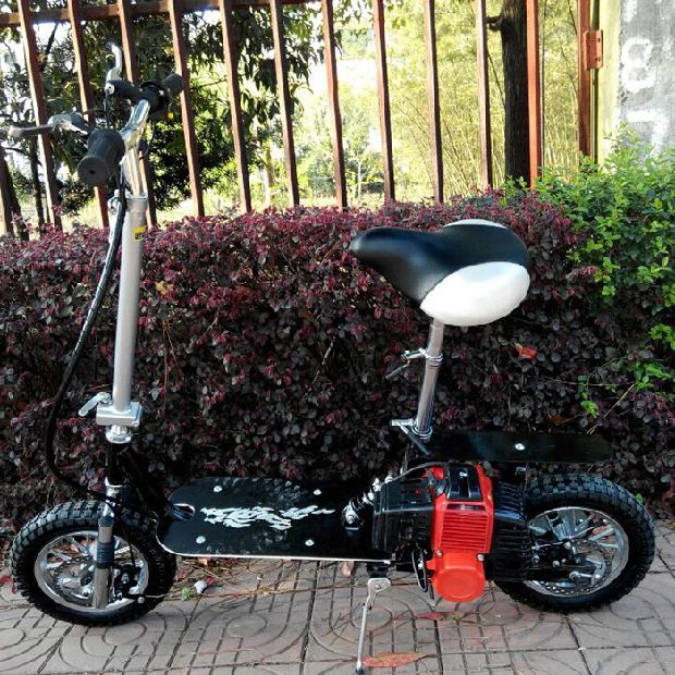 12 inch bánh xe lớn hơi nước hai thì xe đạp đổ xăng nhiên liệu xe đạp tay ga mini xe máy - Trượt băng / Trượt / Thể thao mạo hiểm giày patin 3 bánh