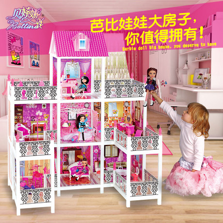 castle barbie house