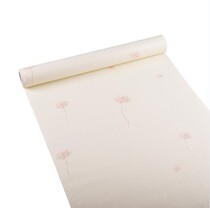 High-end Korean pastoral self-adhesive wallpaper wallpaper rice yellow bottom dandelion living room bedroom special 10 meters