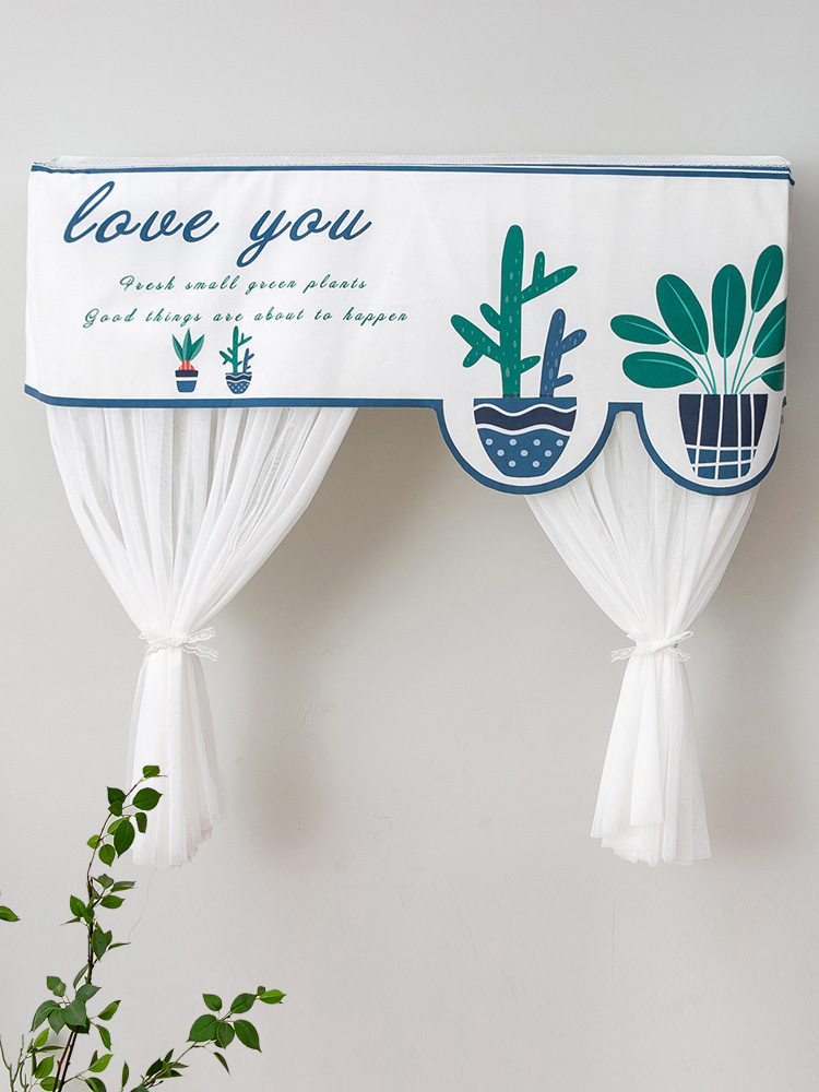 Air conditioning cover anti-direct blow moon cover summer hanging air conditioning wind curtain wind shield start-up does not take the wind and dust cover