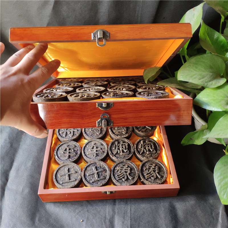 Pu-erh Tea Cooked Tea Chinese Chess Craft Tea Festival Creative Tea Sculpture Tea Gift Yunnan Tea Tea Art Chess Courtesy Tea