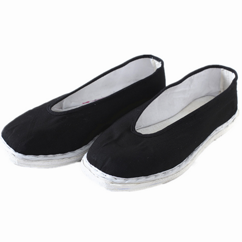 Middle Country Wind handmade Thousand Floor Cloth Shoes Spring Autumn Retro Style Low Bunch Casual Breathable Cotton Linen Shoes Shoes Repair Shoes