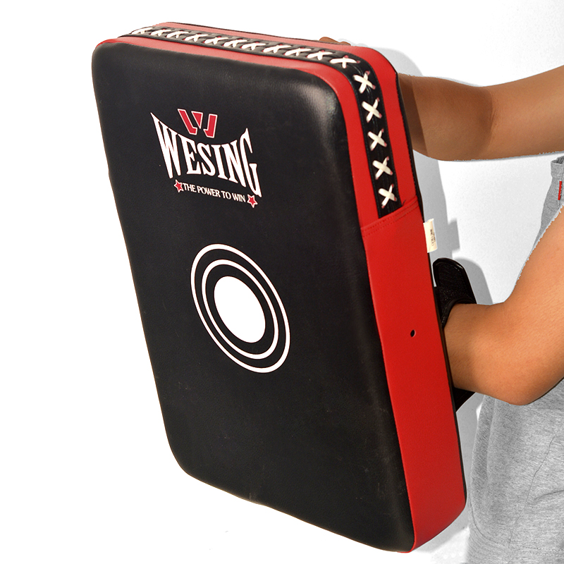 9th Mountain Taekwondo scattering training After training, kick side kick target large holding target Boxing Thai Boxing Chest Target Bent Target Large Footed Target