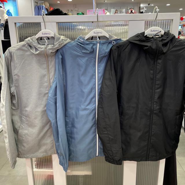 Baleno men's windbreaker men's knitted waterproof soft hooded slim windbreaker jacket 88107521