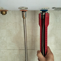 Multifunctional large open wrench faucet wrench wash basin bathroom hose wrench hexagon socket installation