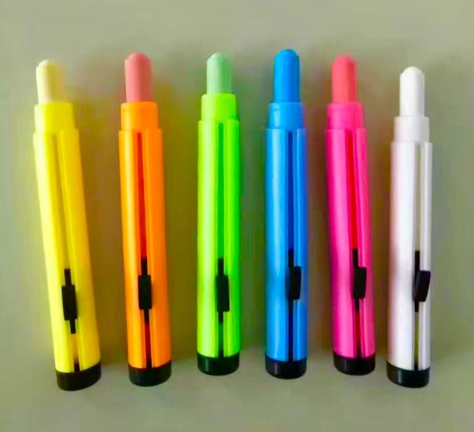 Wenhua Water Soluble Chalk Special Pen Cap Water Soluble Chalk Cover Children Graffiti Painting Chalk Extender