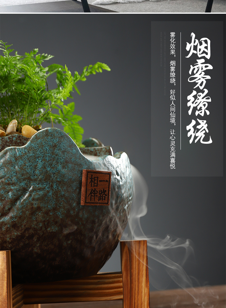 MaiTao new Chinese zen unit water fountain humidifier lucky office desktop decoration and furnishing articles opening gifts