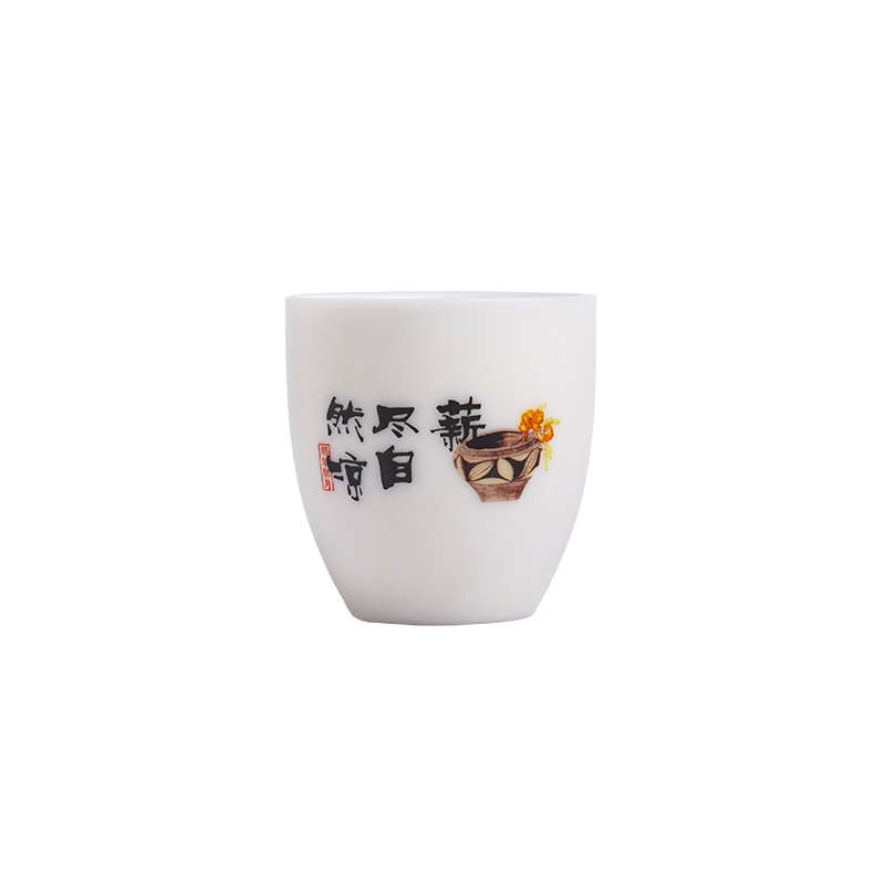 MaiTao jingdezhen kung fu tea set ceramic sample tea cup them hand - made thin body master individual creative cup cup