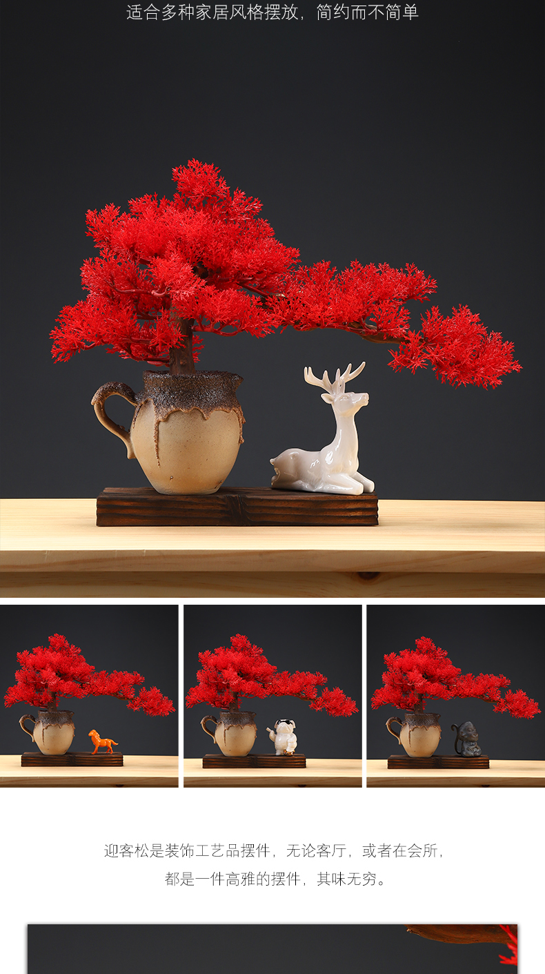 Simulation bonsai MaiTao new Chinese style household furnishing articles between sitting room porch soft outfit decoration miniascape of zen example act the role ofing is tasted