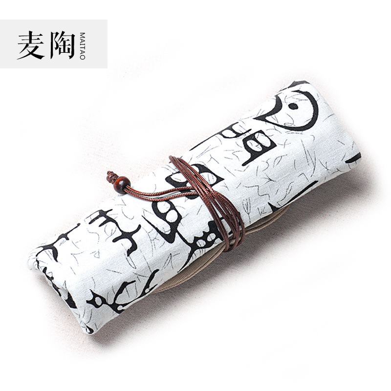 MaiTao cotton accessories receive bag tea taking zero with sackcloth parts travel bag portable tea six gentleman 's pocket