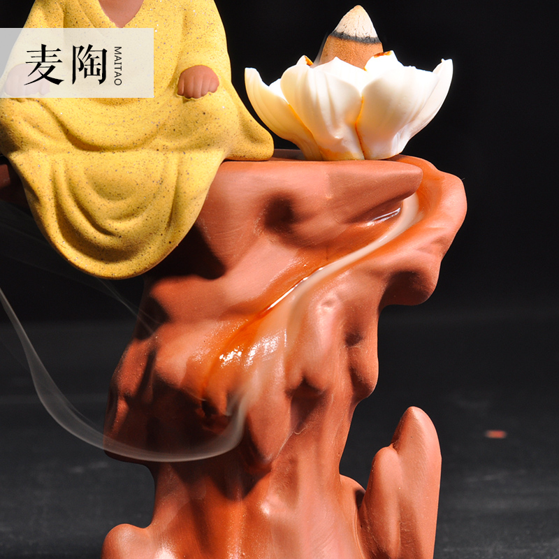 MaiTao yixing purple sand pottery and porcelain tea set pet accessories tea tea play head of maitreya tea tea tray was dry place