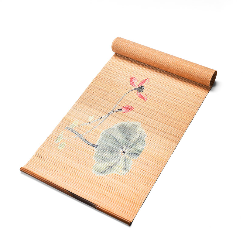 MaiTao bamboo bamboo mat zen tea table flag checking bamboo mat curtain dry mercifully tea table flag tea tea accessories