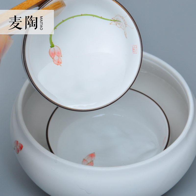 Travel MaiTao your up stoneware kung fu tea set to crack a cup of tea tray was a pot of 2 two cups the receive bag bag portable cloth