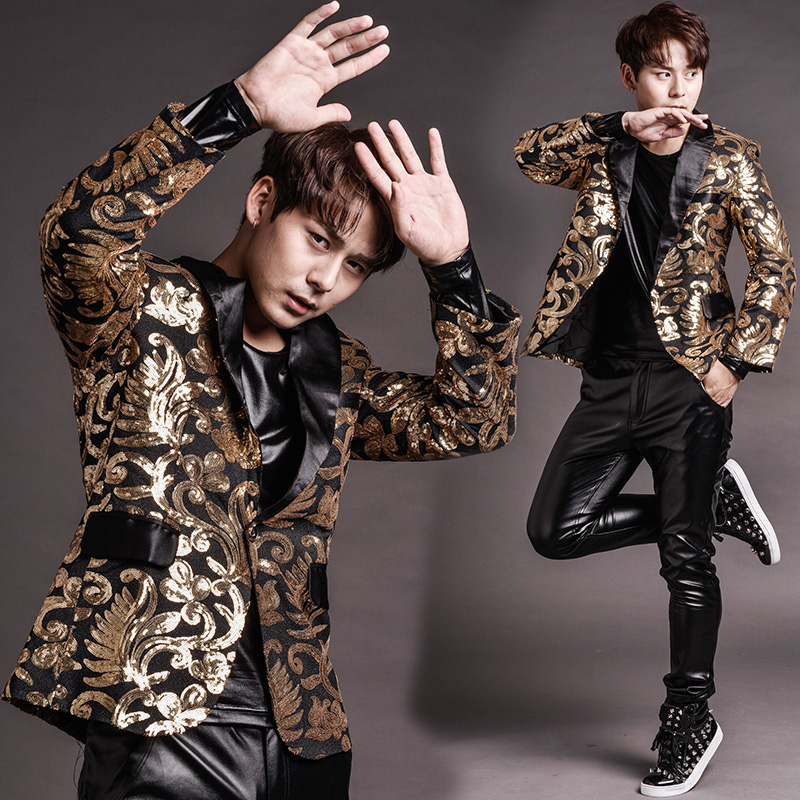 Retro Chinese style and tangwedding wedding dress ancient Qing Dynasty Emperor clothing embroidered dragon robe performing suit