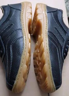 Beef tendon bottom line, non-slip, casual, wear-resistant, real first-layer cowhide, strong work outdoor breathable single shoes, four-season leak-proof shoes