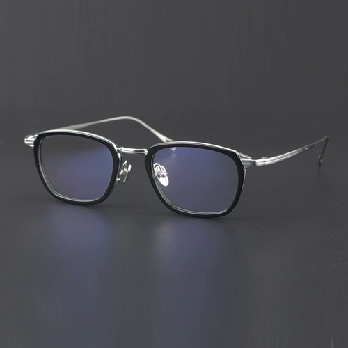 Retro Pure Titanium Eye Frame Myopia Glasses Рамки для мужчин большие очки для лица