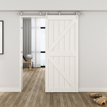 Ceiling barn door hanging rail indoor sliding door wooden door slide hardware hanging wheel with accessories door ceiling rail