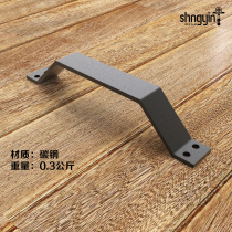  Shenglong retro wooden door handle Small handle Antique door handle Sliding door sliding door handle Barn door handle