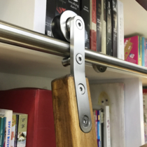 Straight ladder Wooden ladder Bookshelf ladder Mobile slide Straight ladder Solid wood ladder Bookcase ladder Pulley Wooden ladder Solid wood ladder Mobile ladder