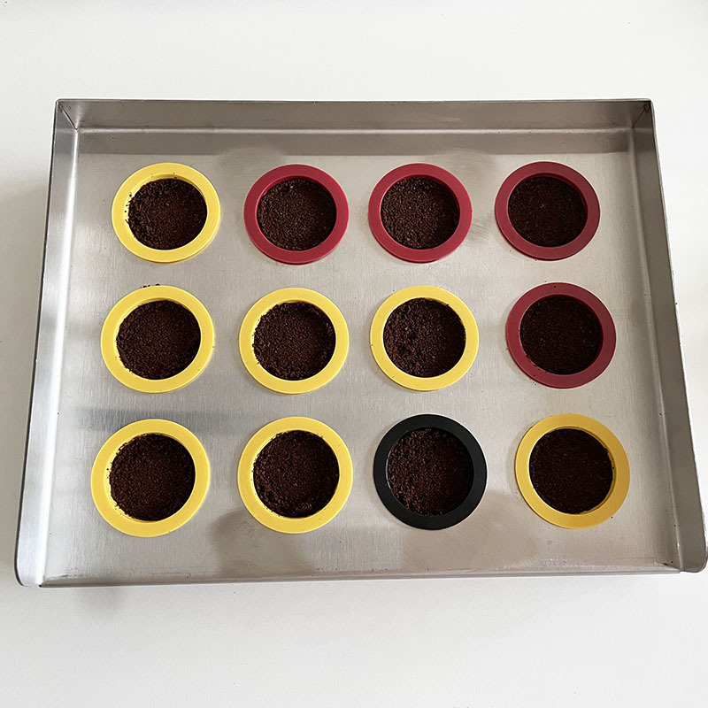 DIY LAOSHU Compatible with Xinxianghe and Nestle Nespresso Coffee Capsules, Stainless Steel 12-Compartment and 6-Compartment Powder Divider