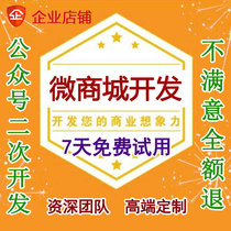 Micro mall development Custom template design Public number platform Online mall system source code production