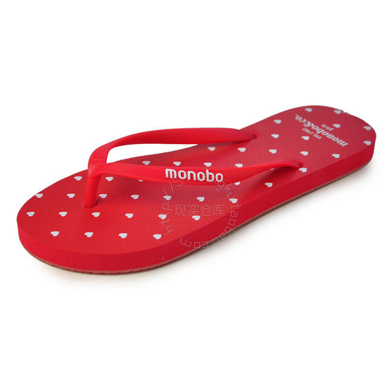 包邮monobo泰国猴人字拖小脚女夏季防滑橡胶平底沙滩拖 偏小修脚