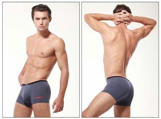 4 dải Đồ lót nam Playboy 5061 Đàn ông Modal Boxers Mềm vuông Quần short Đầu quan lot